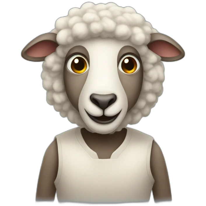 sheep man emoji