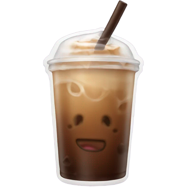 Iced coffee emoji