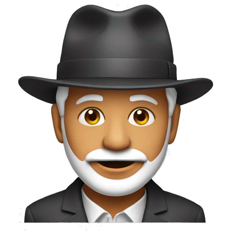 modi with hat emoji