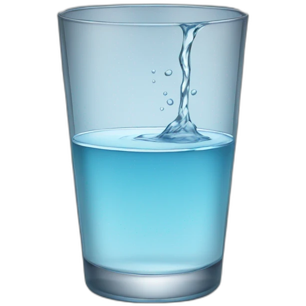 glass of water emoji
