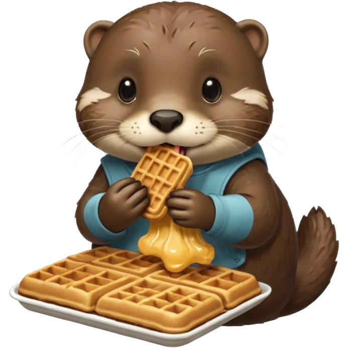 otter waffle emoji