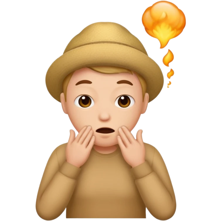 Person farting emoji