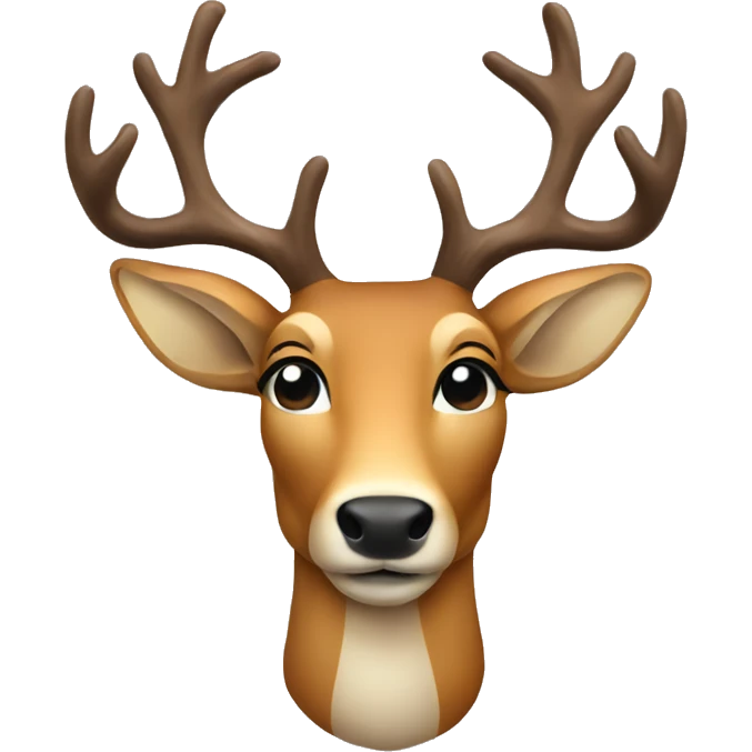 Deer with a beer emoji