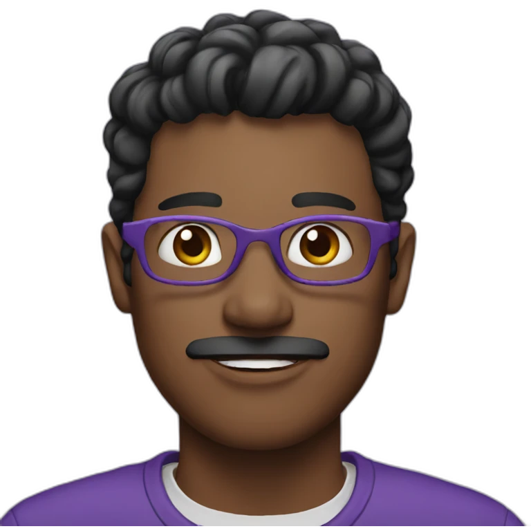 purple andy emoji