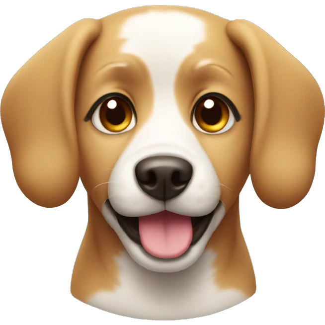 cute dog face  emoji