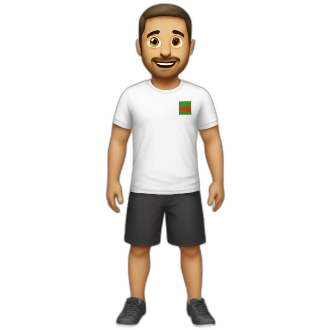 T shirt Algérie emoji