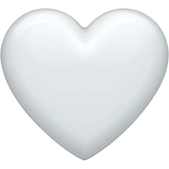 cœur blanc original emoji