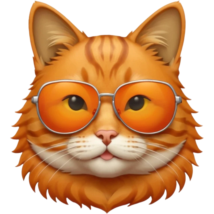 Cat wearing sunglasses emoji