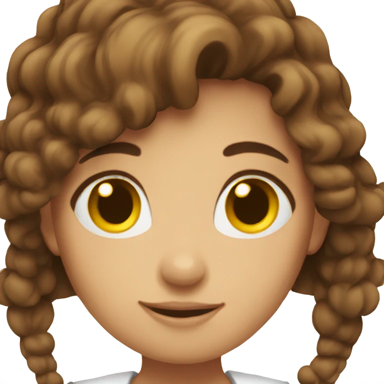 brown haired angel girl emoji