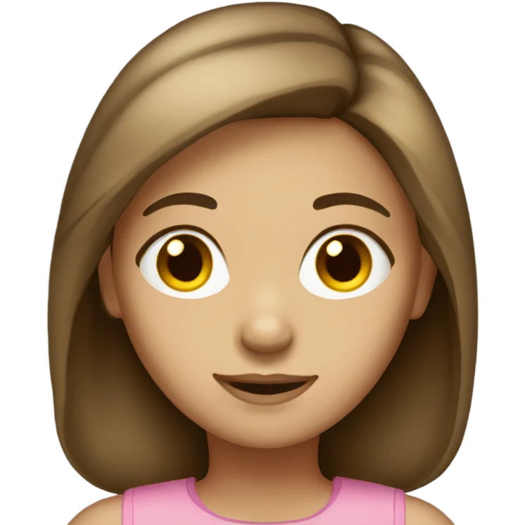 Light brunette girl  emoji