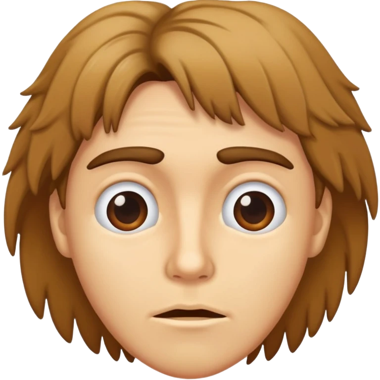 Crazy person with thyroid emoji