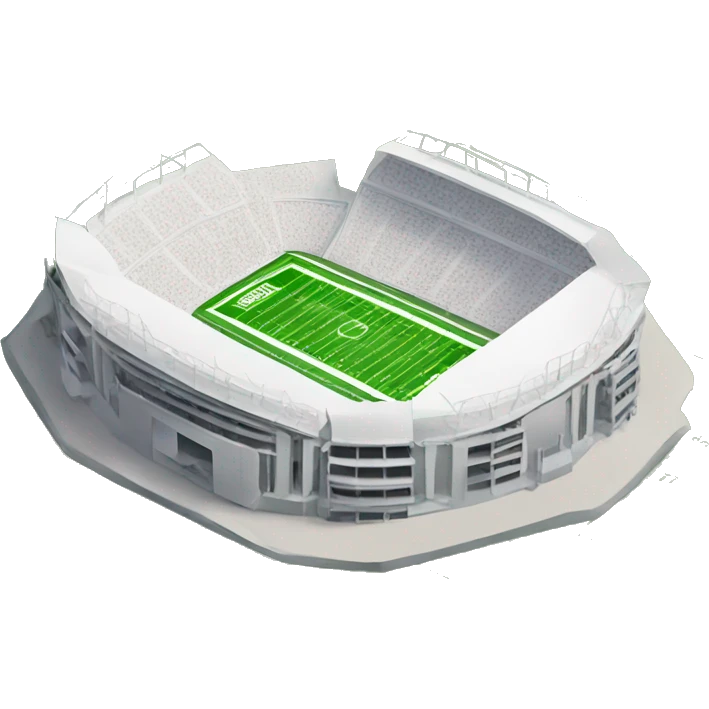White football stadium emoji