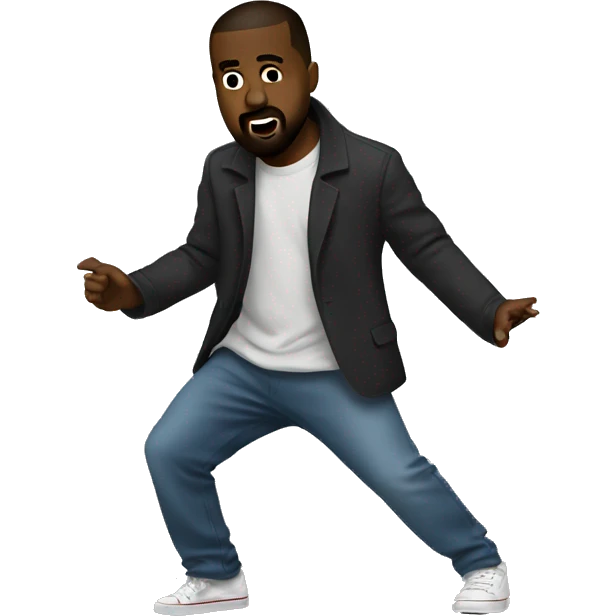 Kanye dancing emoji