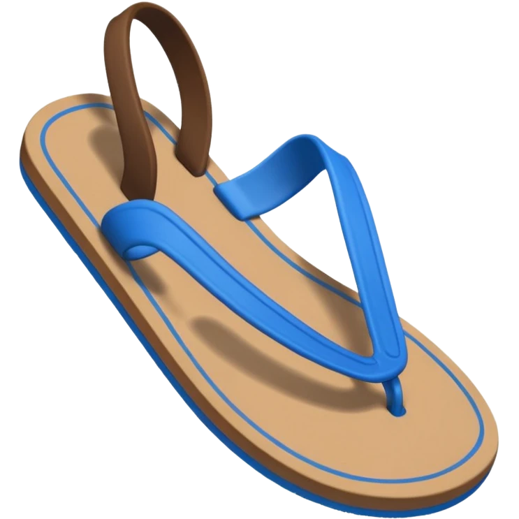 Una mano tirando una chancleta emoji