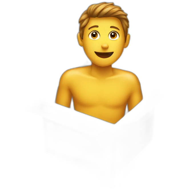 HUMAN INSIDE BOX emoji