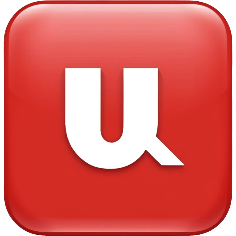 a red square with the word "ur pist" in the middle of the square emoji