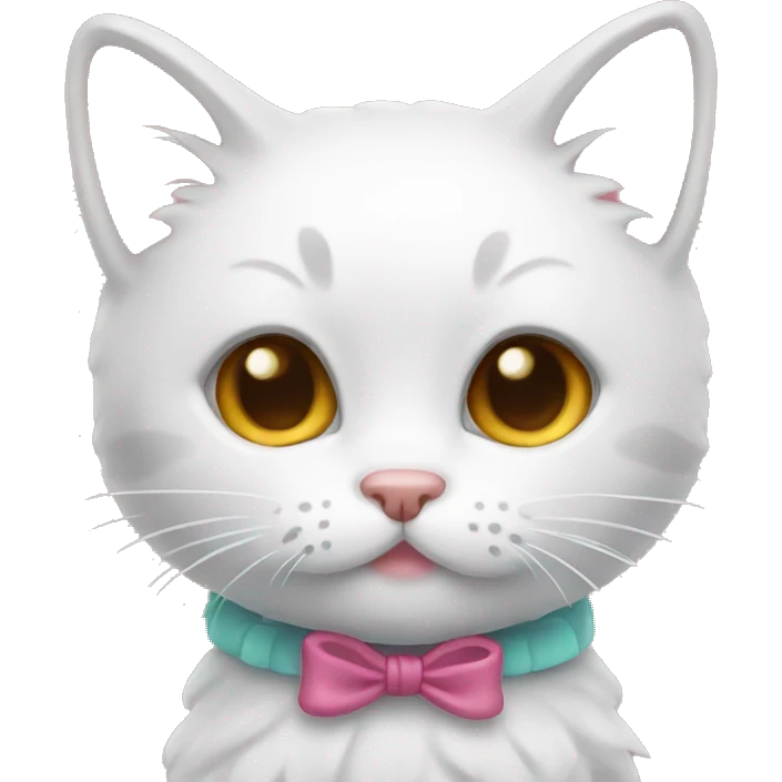 Kitty with bow  emoji