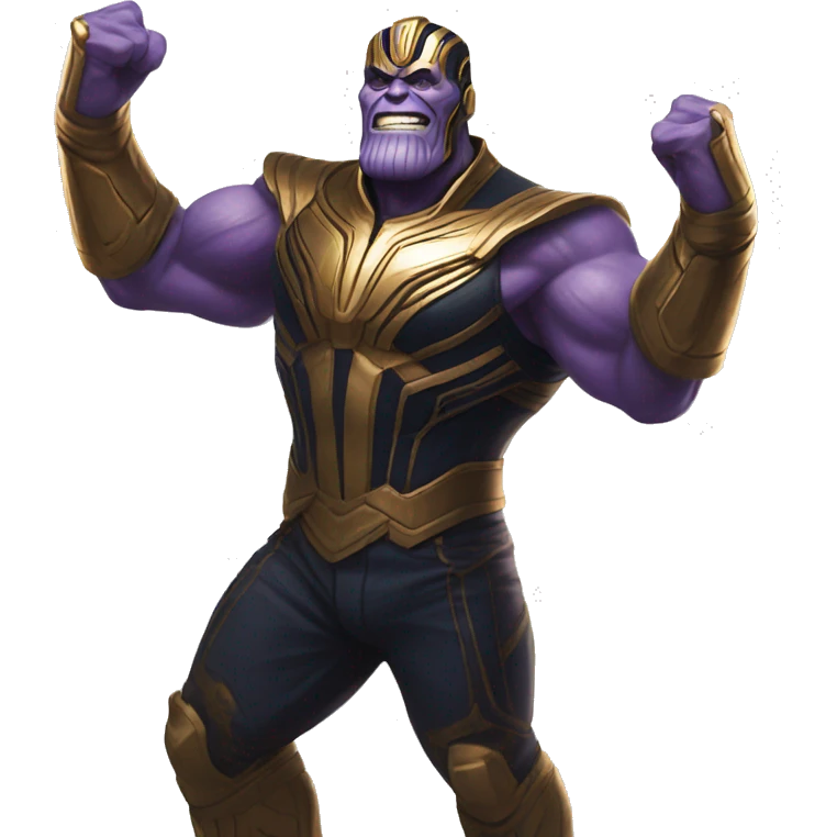 Thanos dancing take the L emoji
