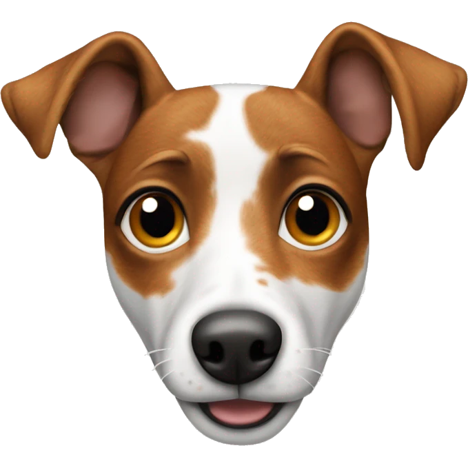Jack rassel dog with freckles  emoji