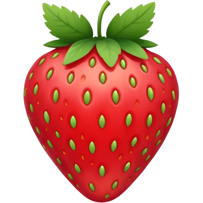 lineart strawberry emoji