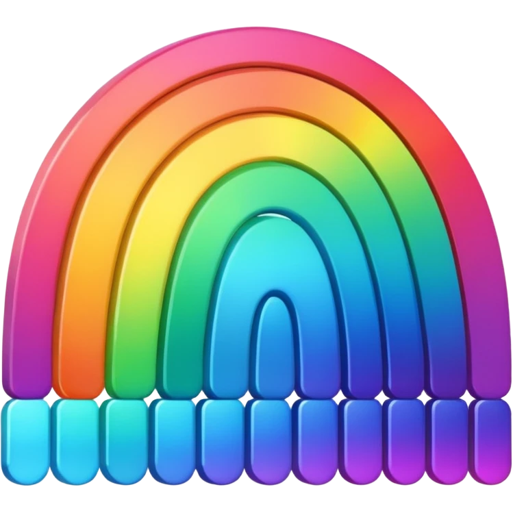 Rainbow commerce emoji