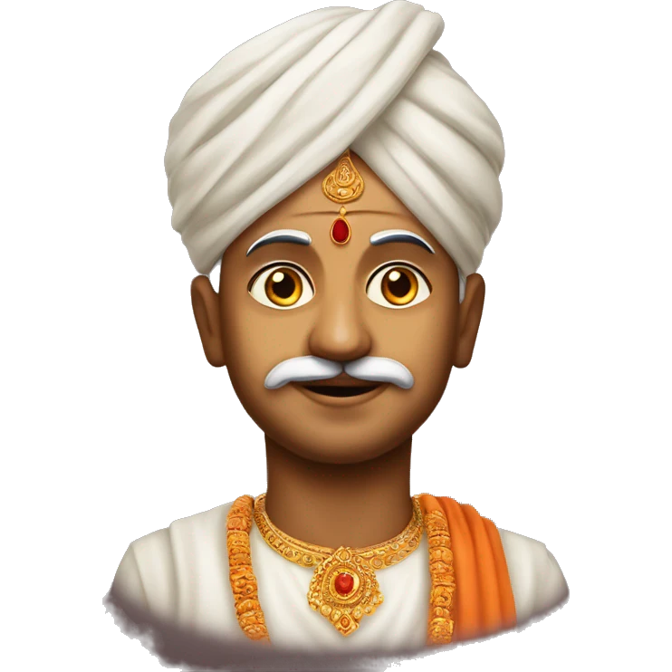 Men with Swaminarayan tilak  emoji