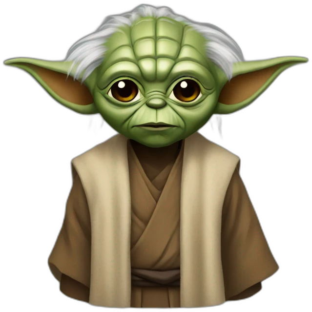 Brown skin yoda emoji