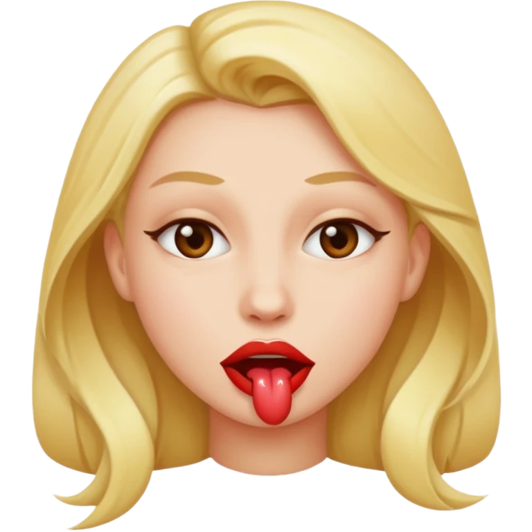 biting lip seductive emoji