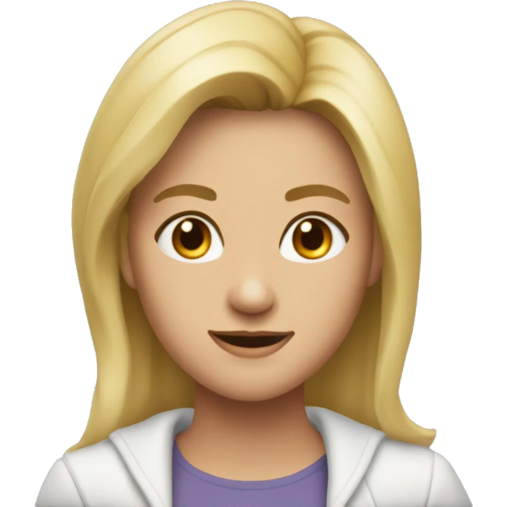 Девушка не знает emoji