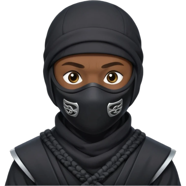 Ninja with MB written on it emoji