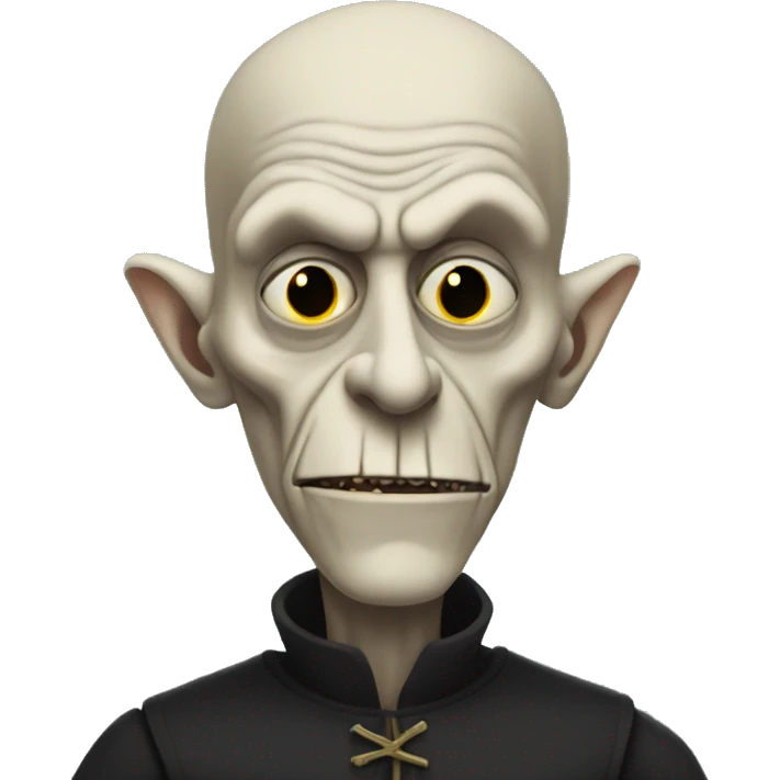 nosferatu that looks like bart simpson emoji