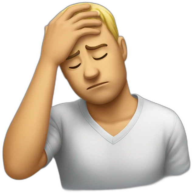 facepalm emoji