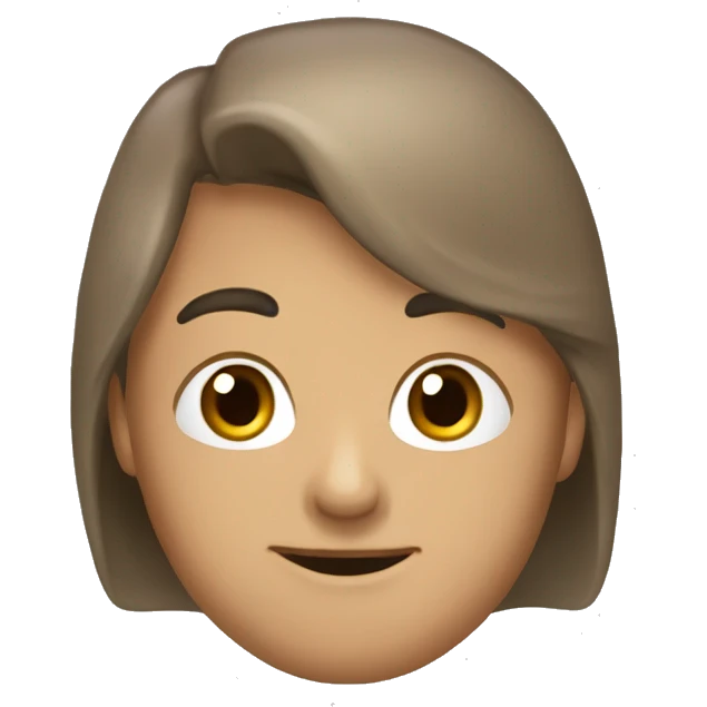Коричневый пудель  emoji