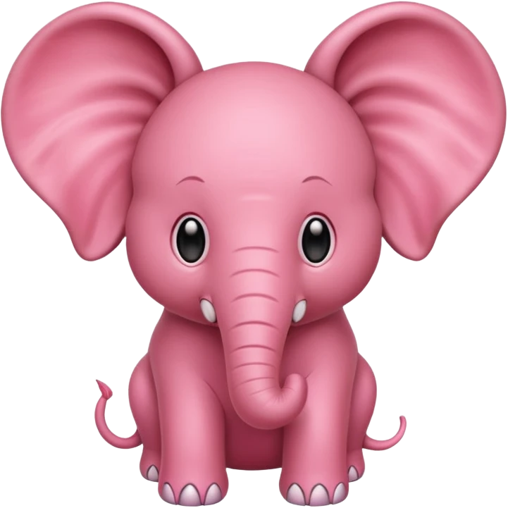 Strawberry elephant emoji