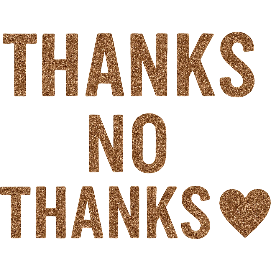 thanks glitter No thanks heart, remove background emoji