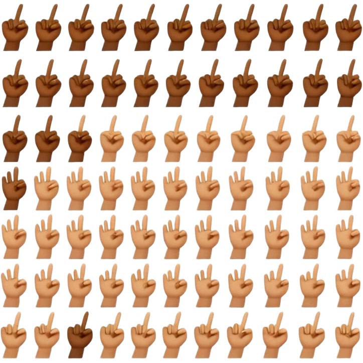 67 gesture emoji emoji