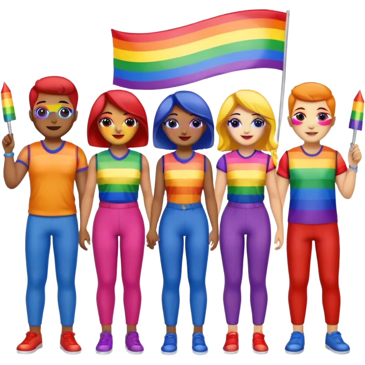 pride charcters emoji