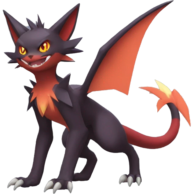 Noivern-Torracat-Zoroark full body emoji