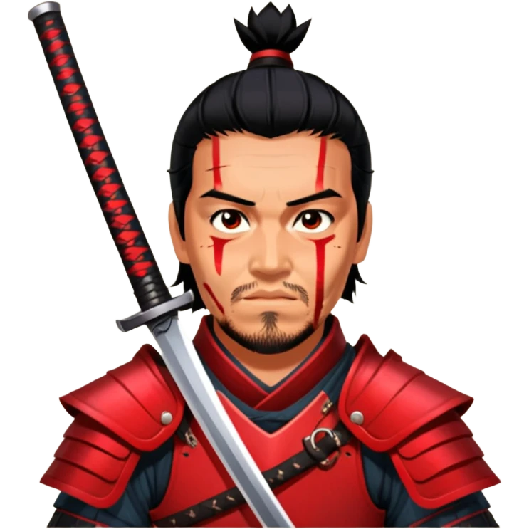 Battle-Ready Samurai emoji