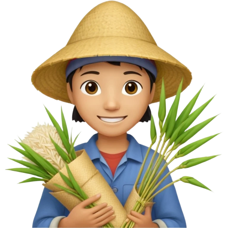 rice farmer emoji