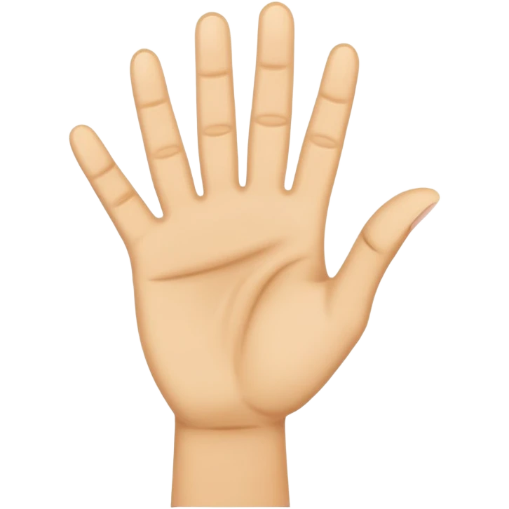Light skin Hand smack emoji
