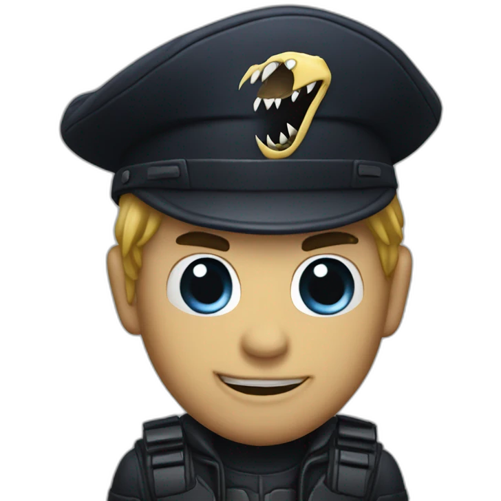 Venom with captain hat emoji