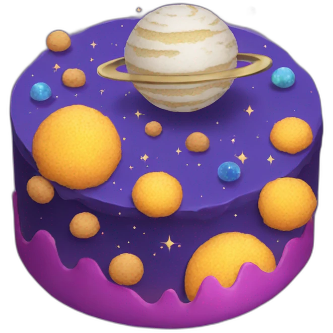 Space cake emoji
