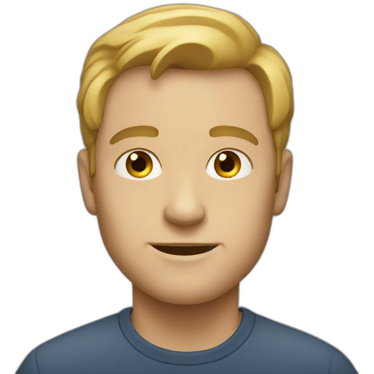 White man emoji