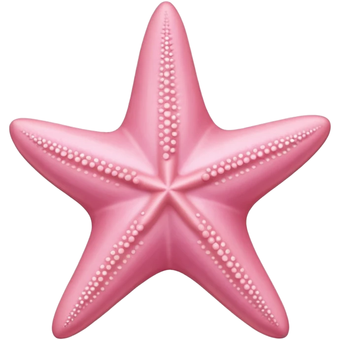 Pastel pink starfish emoji