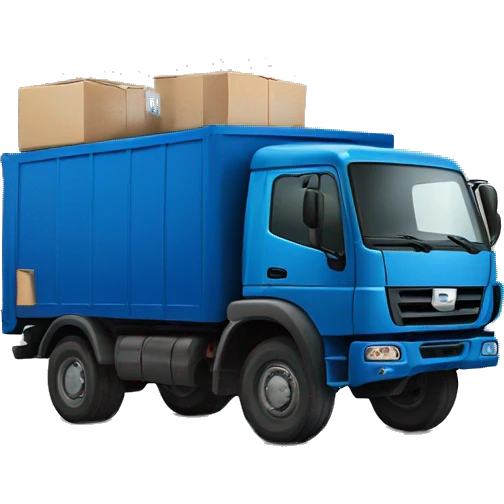 KAMAZ delivering parcels emoji