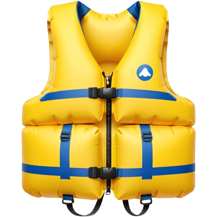 yellow inflatable life jacket emoji