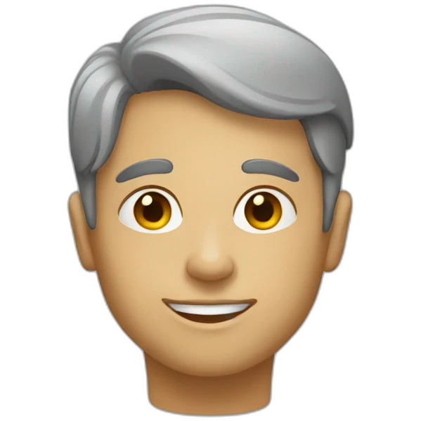 A gray blanked emoji