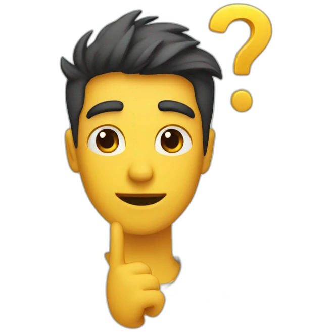In hand question mark emoji