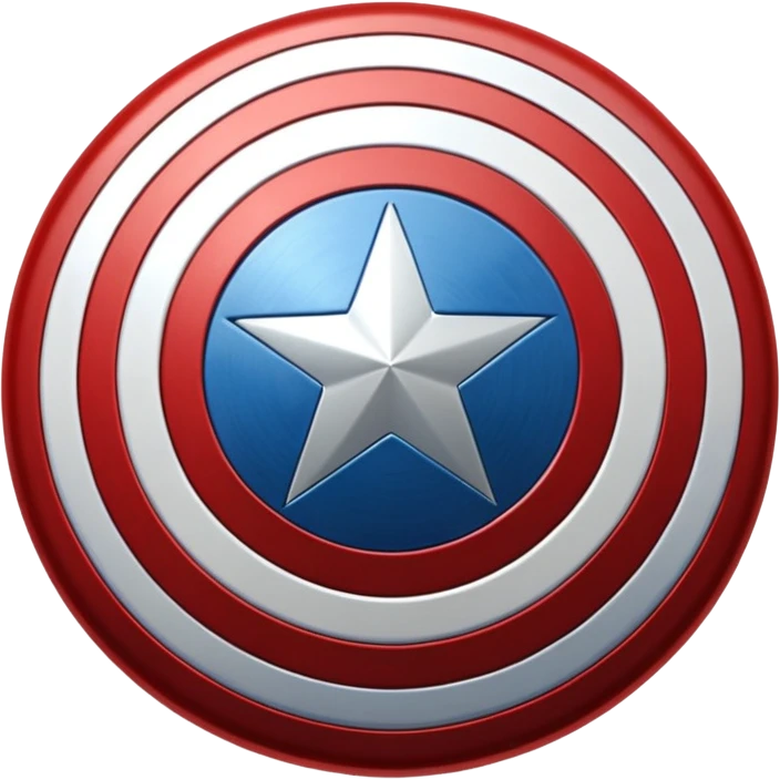 captain america shield emoji 3d emoji